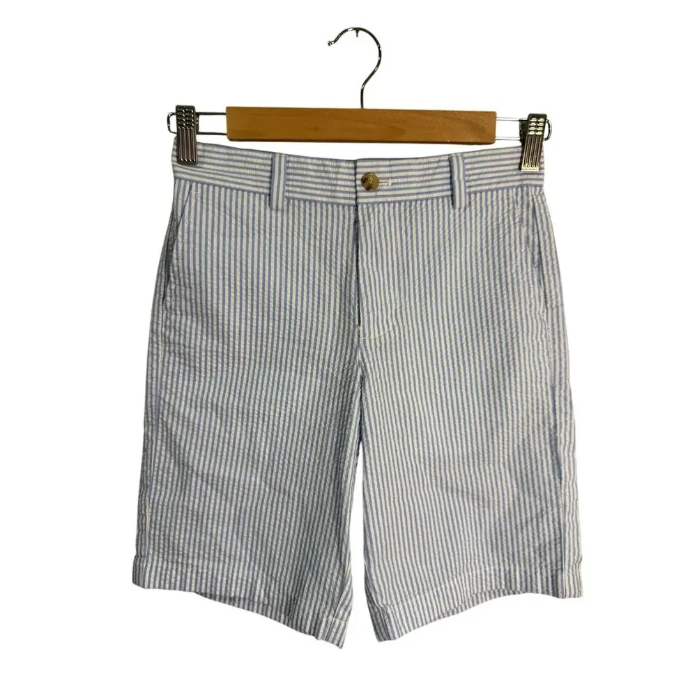 Vineyard Vines Seersucker Boys Shorts Size 10